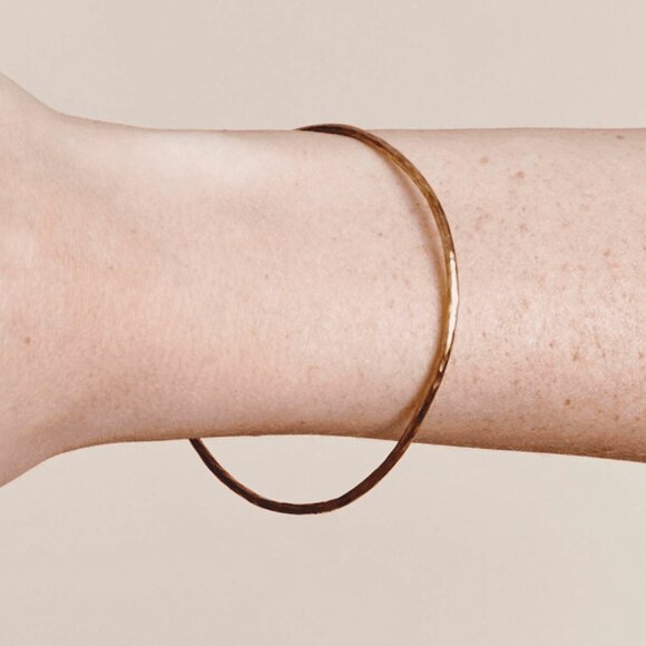 Handmade Temple Bead Plain Bangle - Picture 1 of 3